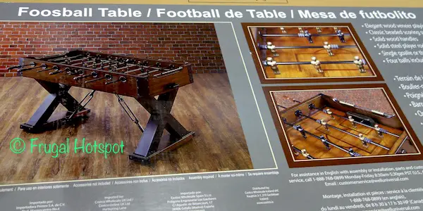 Costco: Well Universal Foosball Table Costco: Well Universal Foosball Table
