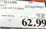 Costco Sale Price: iFLY (2) $50 Gift Cards