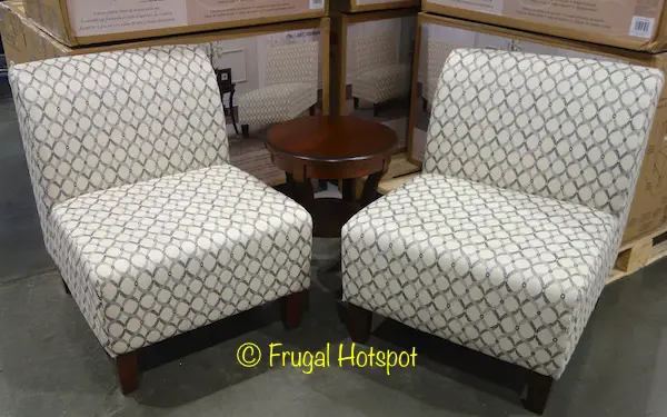 Avenue Six 3-Piece Fabric Chair & Accent Table Set at Costco