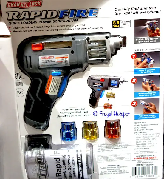 Channel Lock Rapid Fire Quick Loading Power Screwdriver at Costco