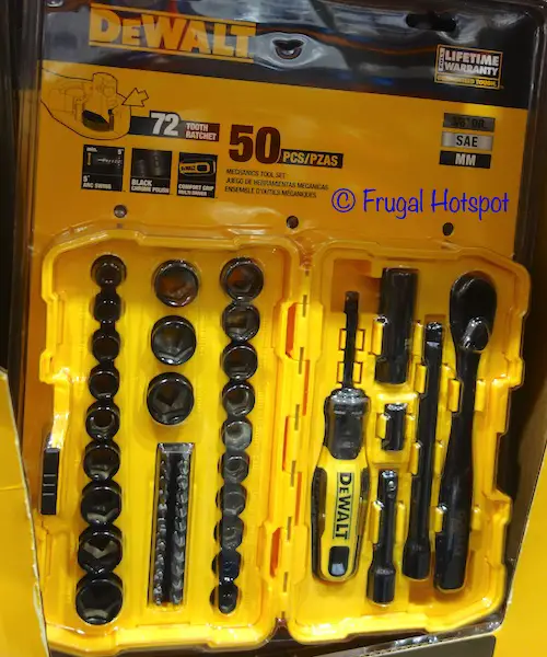 DeWalt 50-Piece Mechanics Tool Set at Costco