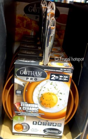 Gotham Steel Pro Nonstick Fry Pan 2-Piece at Costco