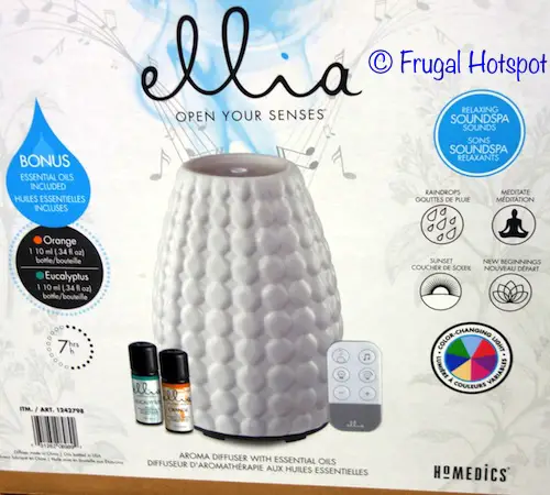 HoMedics Ellia Gaze Diffuser with Sound at Costco