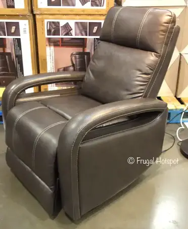 Reilly Leather Power Swivel Glider, Leather Power Recliner Chair Costco