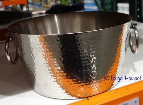 Picture of Mikasa Hammered Stainless Steel Beverage Tub at Costco