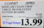 Costco Sale Price: Neoflam Clean Chop 3-Piece Cutting Boards