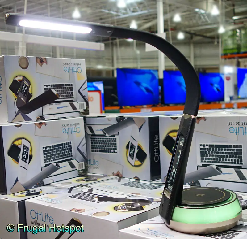 OttLite Wireless Charging LED Desk Lamp | Costco Display