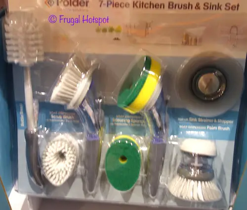 Polder Kitchen Brush + Sink 7-Piece Set at Costco