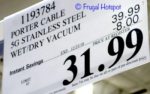 Costco Sale Price: Porter Cable Stainless Steel Wet / Dry Vacuum