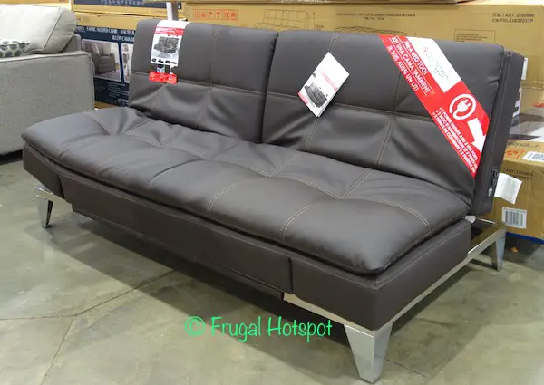 Costco Display: Relax A Lounger Jeneva Bonded Leather Euro Lounger