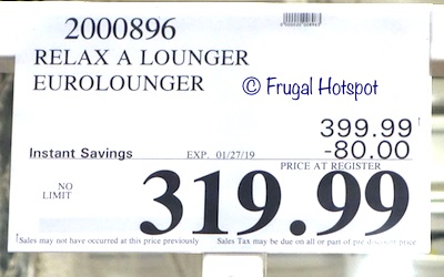 Costco Sale Price: Relax A Lounger Jeneva Bonded Leather Euro Lounger Costco Sale Price: Relax A Lounger Jeneva Bonded Leather Euro Lounger