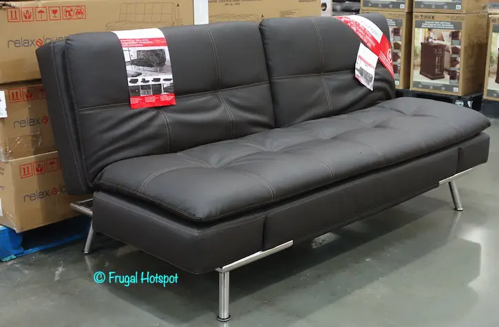 Relax A Lounger Euro Costco, Bonded Leather Futon