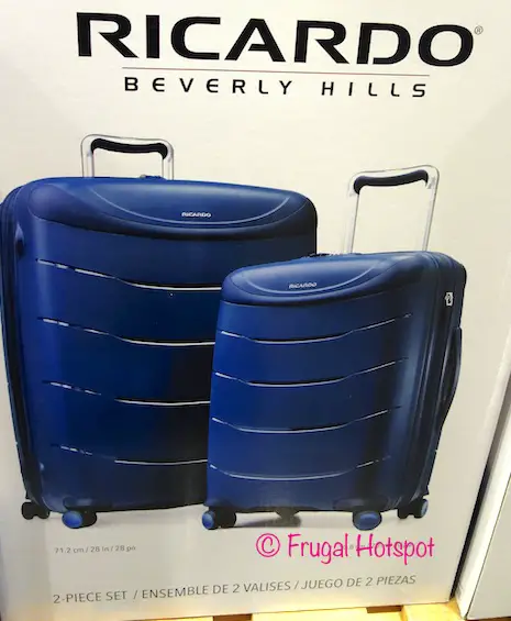 Ricardo Beverly Hills Contour 2-Piece Hardside Luggage Set at Costco