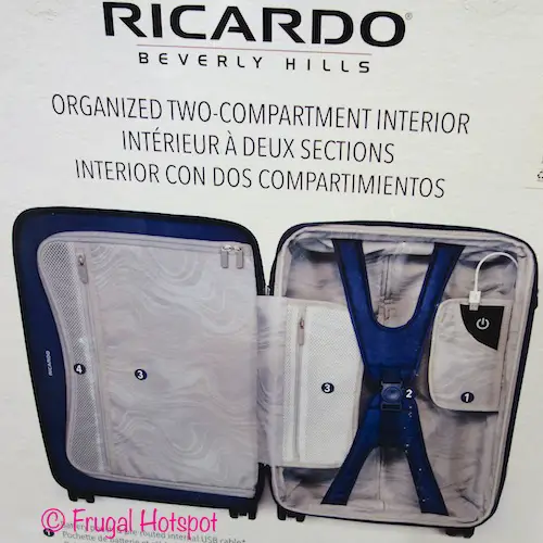 Ricardo Beverly Hills Contour 2-Piece Hardside Luggage Set at Costco