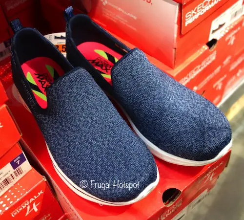Blue Skechers Ladies Go Walk Slip On Shoe at Costco