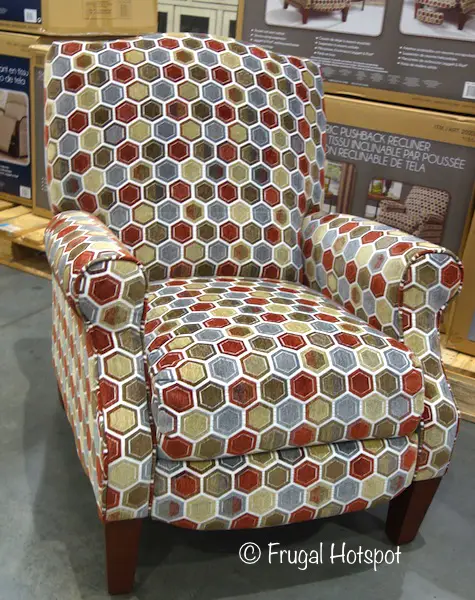 Synergy Home Furnishings Fabric Pushback Recliner at Costco 