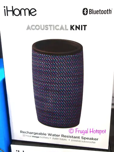 ihome acoustical knit bluetooth speaker