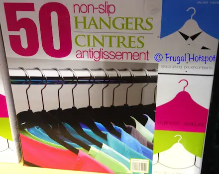 50 Non-slip Flocked Hangers at Costco 