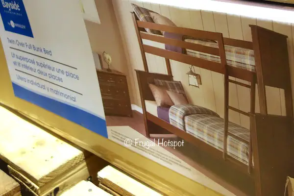 Bayside Furnishings Midland Twin Over Full Bunk Bed at Costco