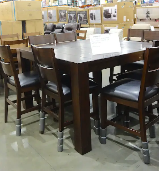 Costco Sale Bayside Furnishings Ulysses 9 Pc Counter Height