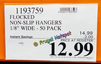 FLocked Non Slip Hangers | Costco Sale Price
