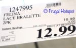Costco Sale Price: Felina Lingerie Lace Bralette 2-Pack