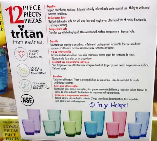 First Design Global Tritan Drinkware 12-Piece Set at Costco