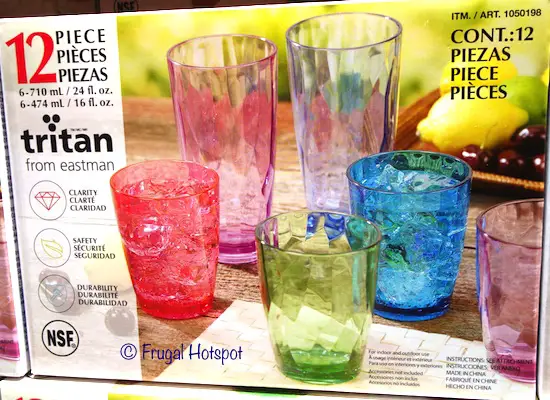 First Design Global Tritan Drinkware 12-Piece Set at Costco
