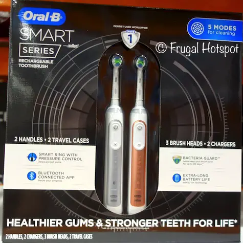 Oral B Smart Series Rechargeable Toothbrush 2-Pack at Costco