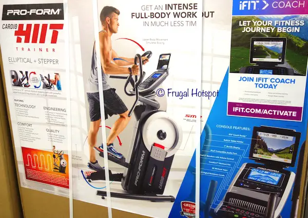 Proform Cardio HIIT Trainer Elliptical + Stepper at Costco