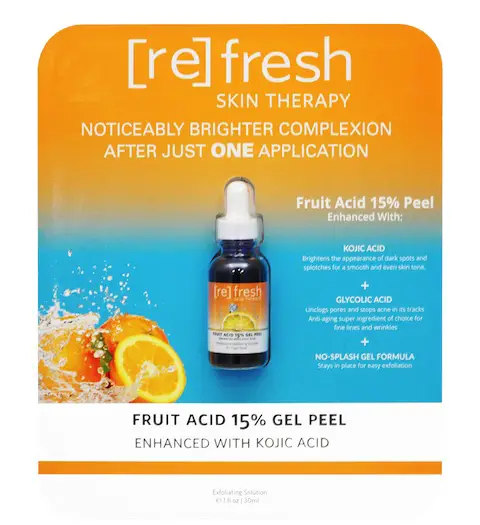 Refresh Skin Therapy Fruit Acid 15% Gel Peel 1 oz. at Costco