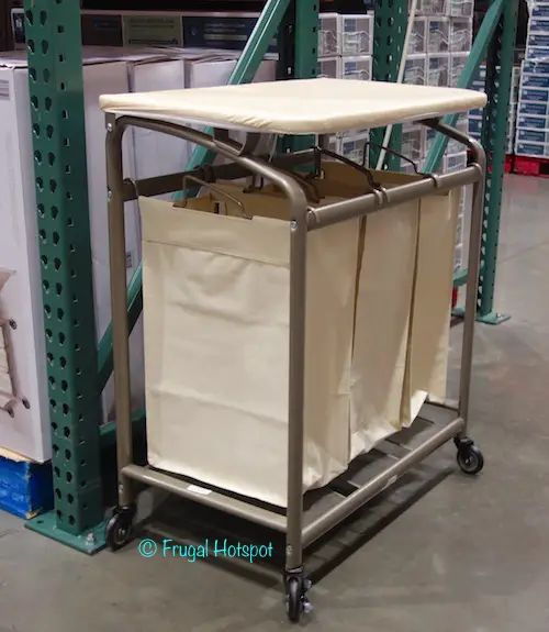 Seville 3-Bag Laundry Sorter with Folding Table at Costco