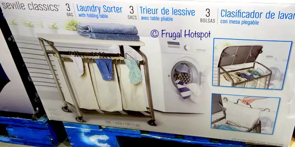 Seville 3-Bag Laundry Sorter with Folding Table at Costco Seville 3-Bag Laundry Sorter with Folding Table at Costco