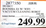 iRobot Roomba E6 Vacuum Cleaning Robot Costco Price iRobot Roomba E6 Vacuum Cleaning Robot Costco Price
