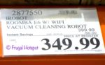 Costco Sale Price: iRobot Roomba E6 Wi-Fi Connected Vacuum Cleaning Robot