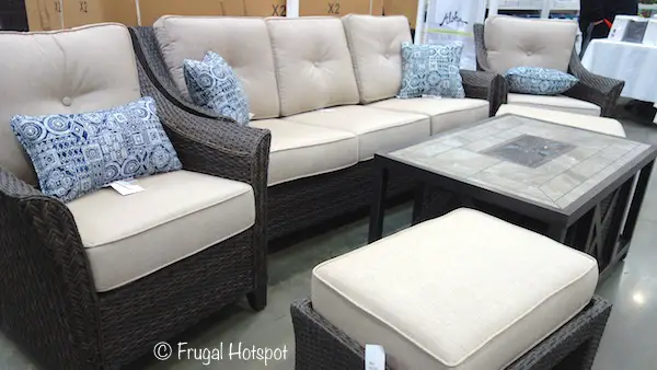 Agio South Dakota 6-Piece Woven Deep Seating Set at Costco