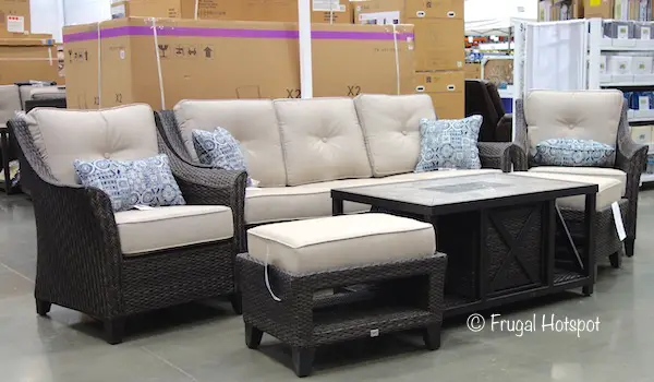 Agio South Dakota 6-Piece Woven Deep Seating Set at Costco