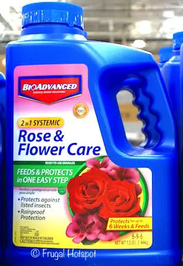 BioAdvanced 2-in-1 Rose and Flower Care Granules 12 lbs (Item #1125842) at Costco