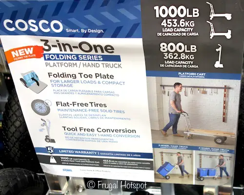 Cosco 3-in-One Hand Truck at Costco Cosco 3-in-One Hand Truck at Costco