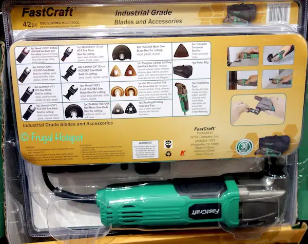 FastCraft 42-Piece Oscillating Multi-Tool Set at Costco