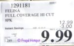 Costco Sale Price: Felina Lingerie Full Coverage Hi-Cut Panties 8-Pack Costco Sale Price: Felina Lingerie Full Coverage Hi-Cut Panties 8-Pack