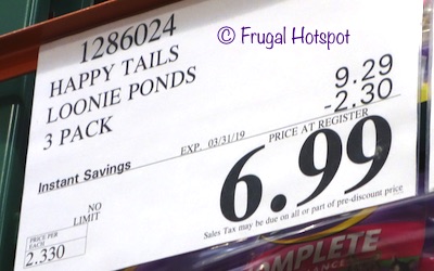 Costco Sale Price: Happy Tails Loonies Pond Plush Pet Toys 3-Pack Costco Sale Price: Happy Tails Loonies Pond Plush Pet Toys 3-Pack