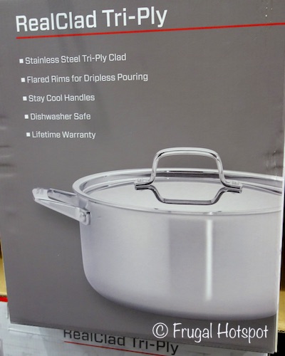 Description of J.A. Henckels International 10-Piece RealClad Tri-Ply Stainless Steel Cookware at Costco Description of J.A. Henckels International 10-Piece RealClad Tri-Ply Stainless Steel Cookware at Costco