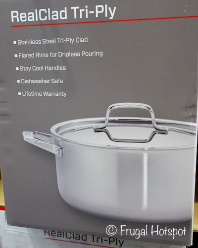 Description of J.A. Henckels International 10-Piece RealClad Tri-Ply Stainless Steel Cookware at Costco