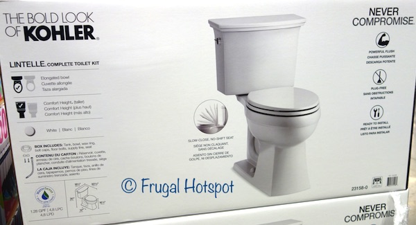 Costco Sale Kohler Lintelle Elongated Toilet Set Frugal Hotspot