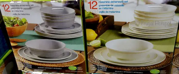 Melamine Dinnerware 12-Piece Set at Costco Melamine Dinnerware 12-Piece Set at Costco