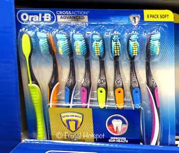 Oral-B Cross Action Toothbrushes 8-count at Costco
