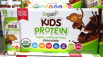 Orgain Organic Kids Chocolate Protein Shakes 18/8.25 oz at Costco