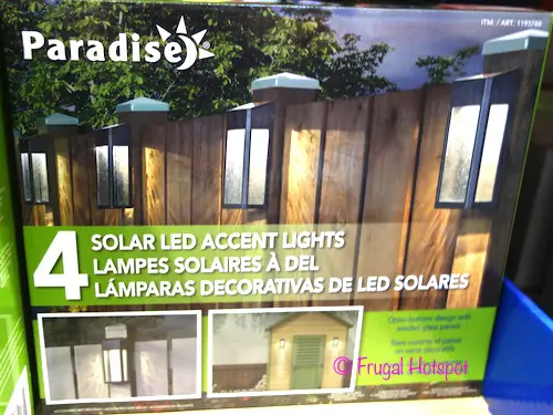 Paradise Solar LED Post Accent Light 4-Pack Costco