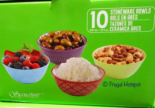 Signature Housewares Stoneware Bowls 10-Piece Set at Costco Signature Housewares Stoneware Bowls 10-Piece Set at Costco
